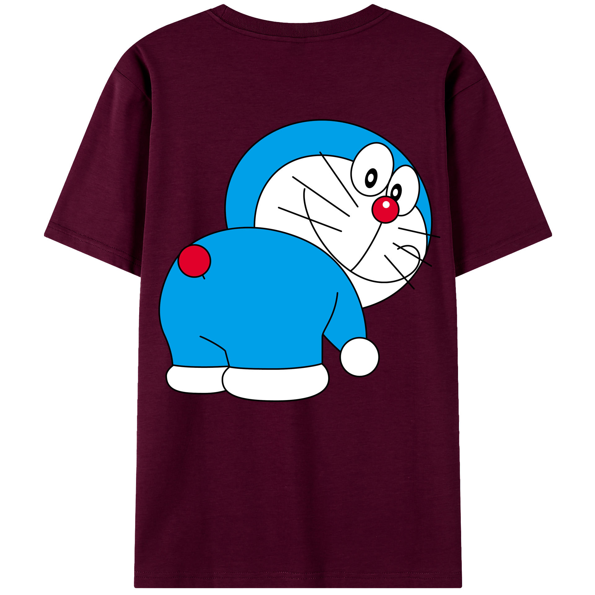 （画像用） ドラえもん Doraemon レディース半袖Tシャツ(バックプリント)
